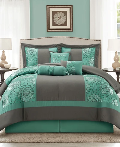 Stratford Park Sibyl Jacquard 7-Pc. Comforter Set