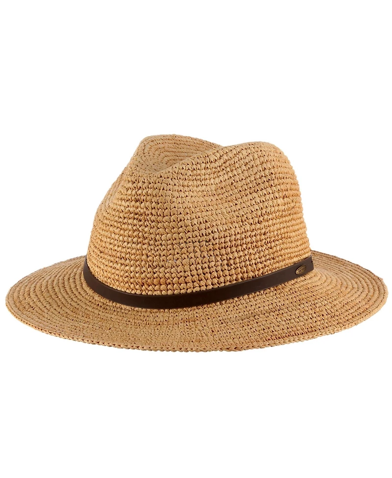 Scala Men's Fine Crocheted Safari Hat