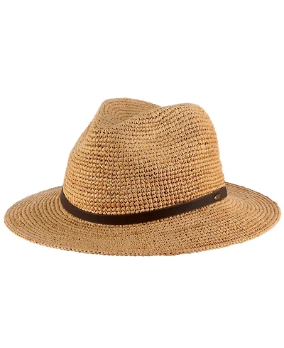 Scala Men's Fine Crocheted Safari Hat