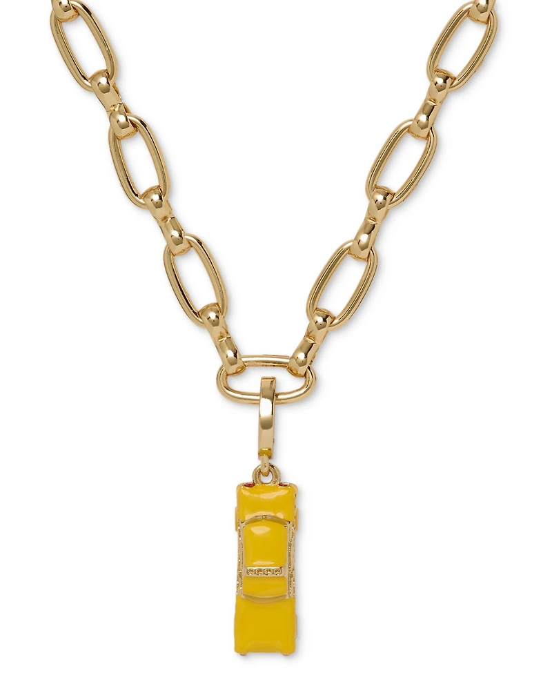 kate spade new york Gold-Tone One In A Million Taxi Charm