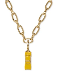 kate spade new york Gold-Tone One In A Million Taxi Charm