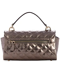 Guess Idra Small Top Handle Quilted Flap Crossbody