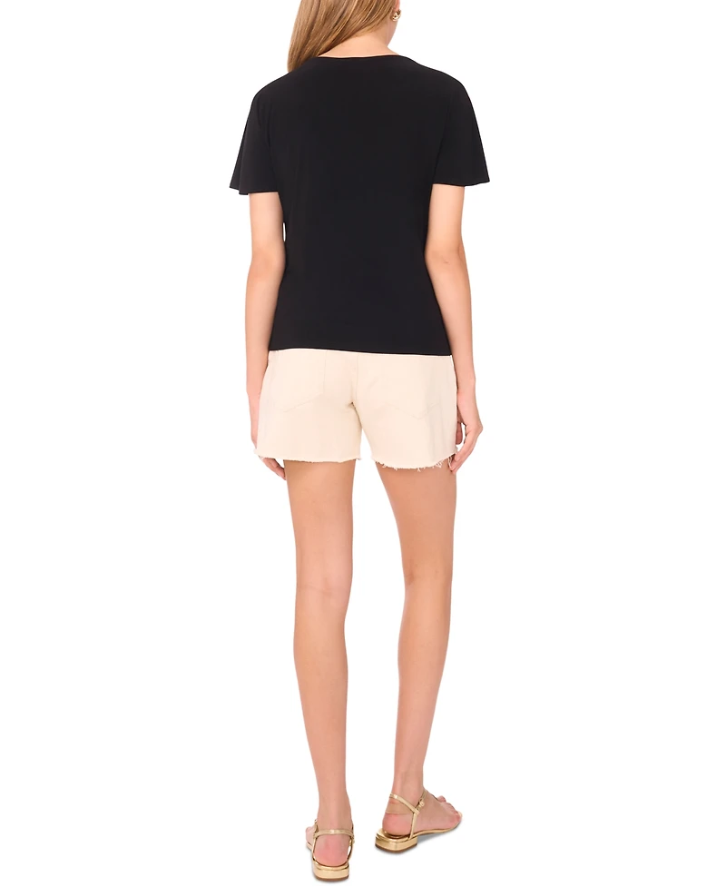 Vince Camuto Women's Cowl-Neck Asymmetrical Hem Top