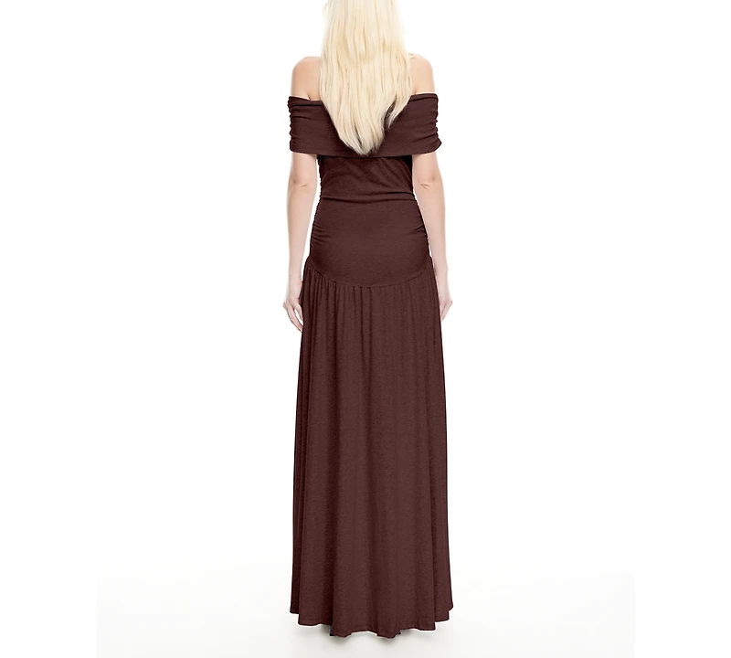 Lioness Women's Field Of Dreams Off-The-Shoulder Maxi Dress