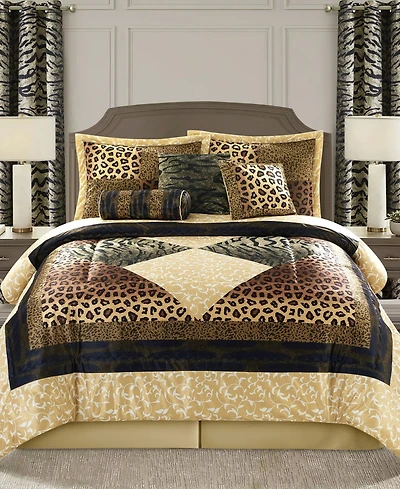 Stratford Park Tucson Animal Print 9-Pc. Comforter Set