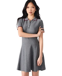 Steve Madden Women's Kristin Short Sleeve Sweater Dress