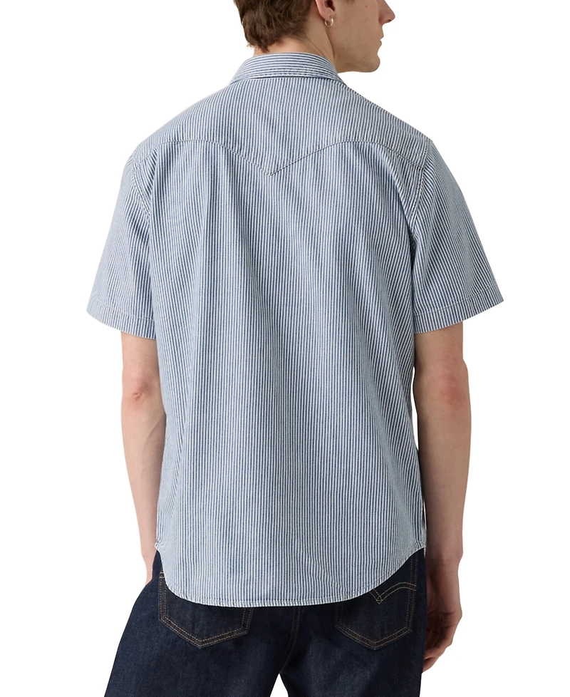 Levi's Men's Short Sleeve Snap-Front Western Shirt