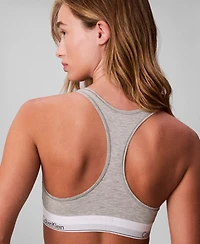 Calvin Klein Women's Icon Cotton Unlined Racerback Bralette QF8493