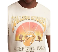 Lucky Brand Men's Rolling Stones Desert Short Sleeve Crewneck Graphic T-Shirt