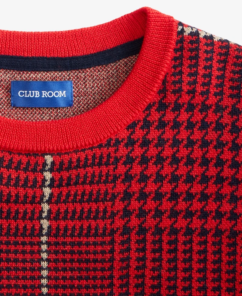 Club Room Men's Glen Plaid Sweater, Macy's Exclusive