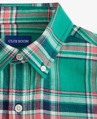 Club Room Men's Vine Plaid Button-Down Flannel Shirt, Macy's Exclusive