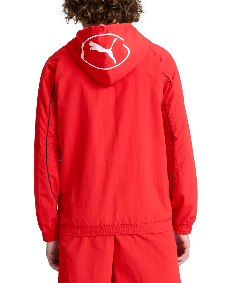 Puma Men's Sport Full-Zip Hooded Track Jacket