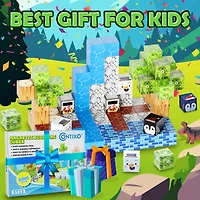 Contixo Magnetic Blocks Building Cubes Game, Sensory Toys 100-Pieces