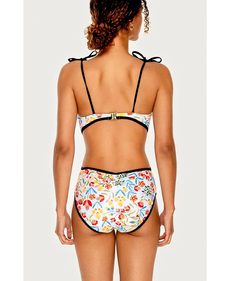 Jessie Zhao New York Women's White Bloom One-Piece Swimsuit