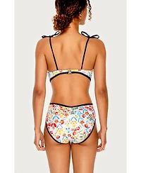 Jessie Zhao New York Women's White Bloom One-Piece Swimsuit
