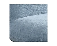 Homlux 21.5"W Blue Chenille Deer-Shaped Kids Chair