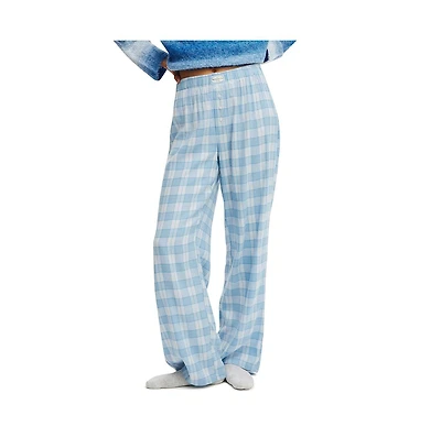 Cotton On Women's Flannel Wide Leg Pant