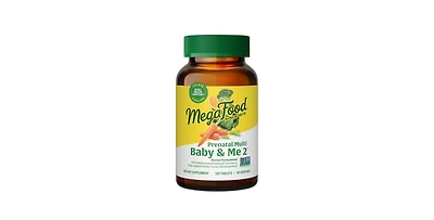 MegaFood Baby And Me 2 Prenatal Multi, 120 Tabs