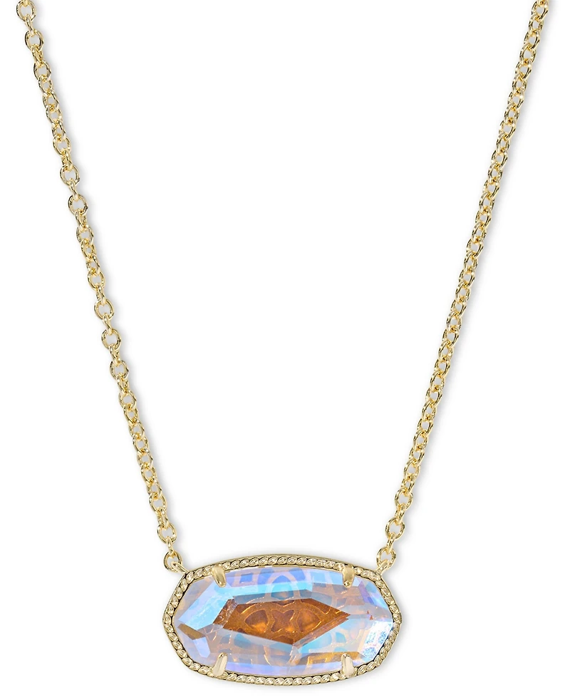 Kendra Scott Elisa Statement Short Pendant Necklace 14K Gold Over Brass