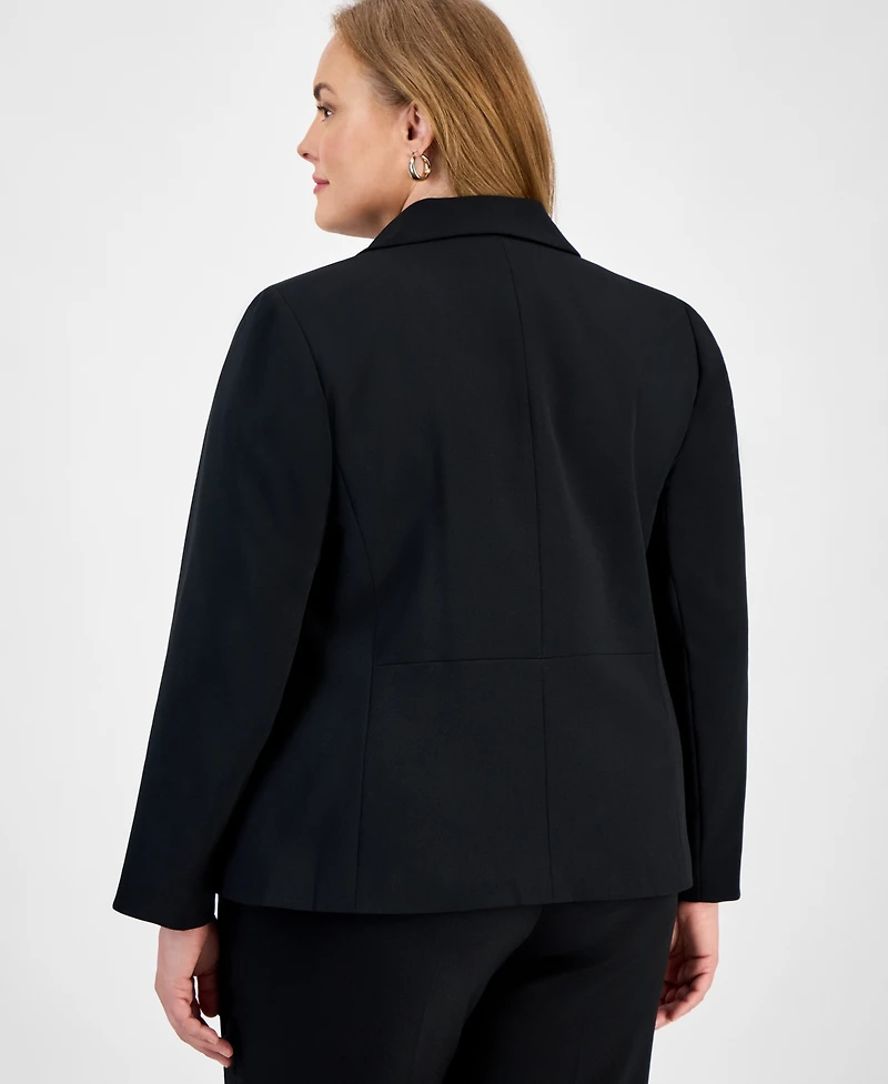 Kasper Plus Two-Button Blazer