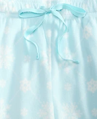 Charter Club Women's Printed Fleece Pajama Pants, Created for Macy's