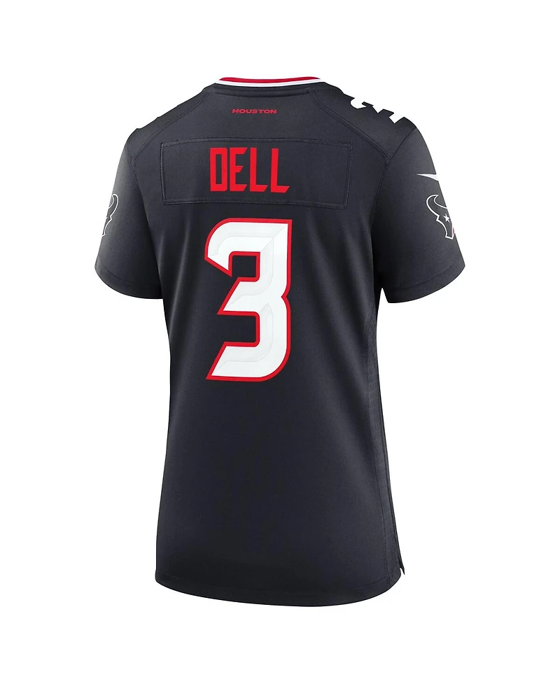 Nike Women's Tank Dell Navy Houston Texans Team Game Jersey