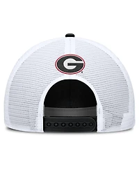 Nike Men's /White Georgia Bulldogs 2025 On-Field Rise Patch Trucker Adjustable Hat