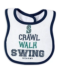 Wear by Erin Andrews Baby Boys and Girls Seattle Mariners Sleep Play Set
