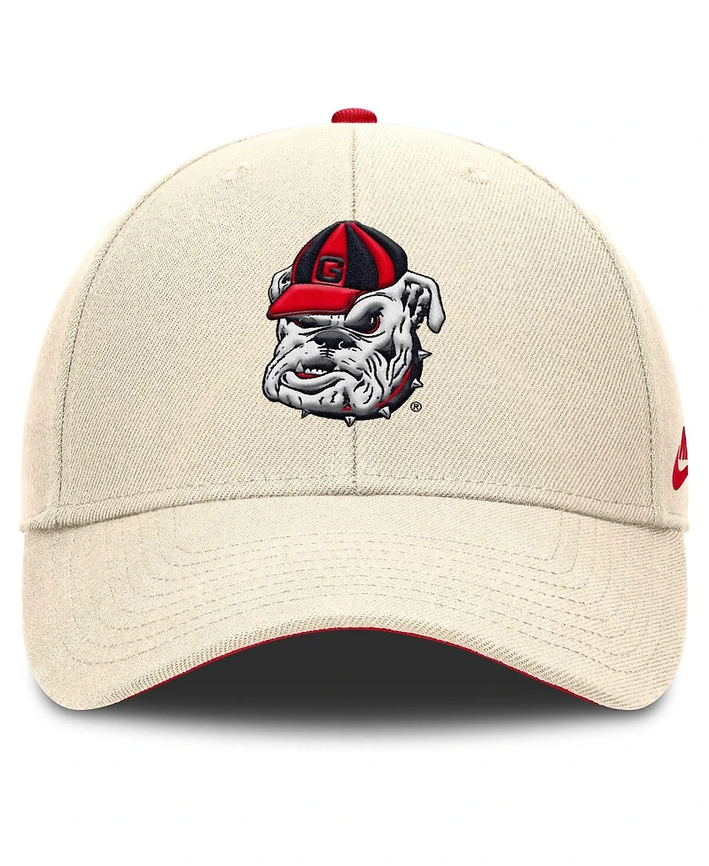 Nike Men's Natural Georgia Bulldogs Rise Legacy Adjustable Hat