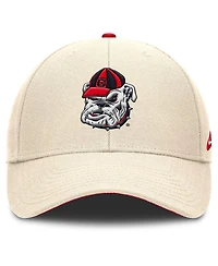 Nike Men's Natural Georgia Bulldogs Rise Legacy Adjustable Hat