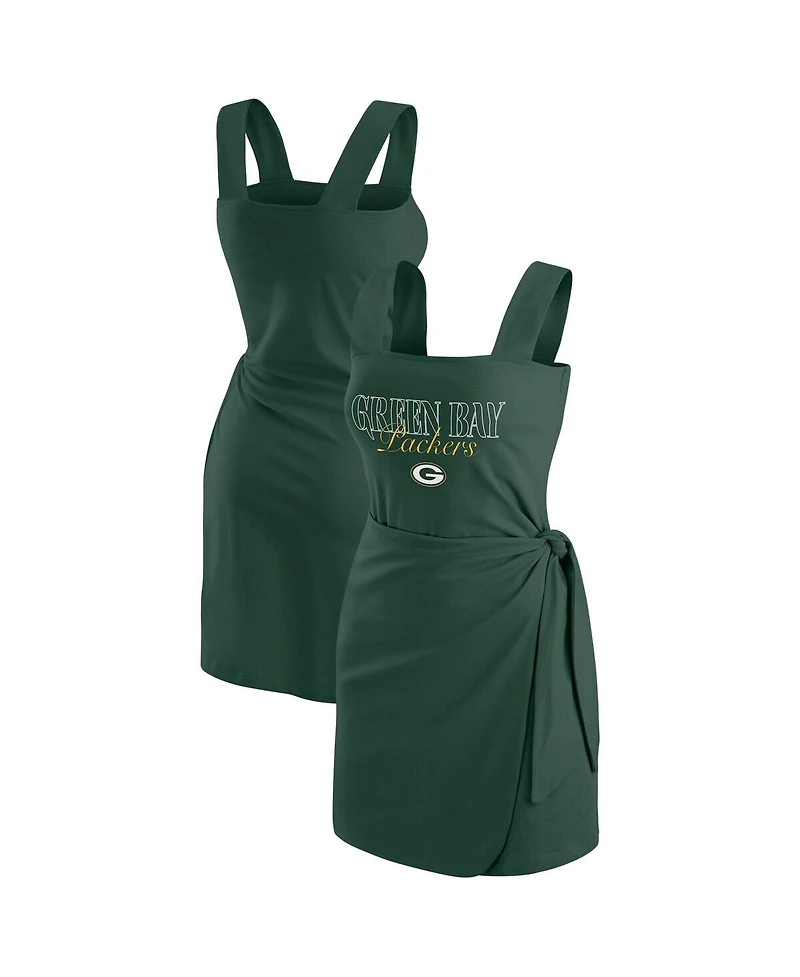 Wear by Erin Andrews Women's Green Bay Packers Wrap Dress