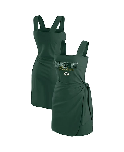 Wear by Erin Andrews Women's Green Bay Packers Wrap Dress
