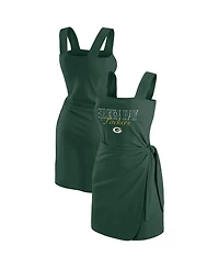 Wear by Erin Andrews Women's Green Bay Packers Wrap Dress