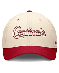 Nike Men's Natural/Red St. Louis Cardinals Statement Rise Performance Flex Hat