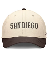 Nike Men's Natural/Brown San Diego Padres Statement Rise Performance Flex Hat