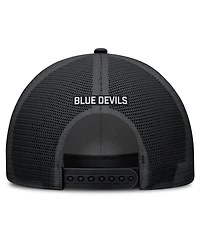 Nike Men's Black Duke Blue Devils Rise Primetime Trucker Adjustable Hat