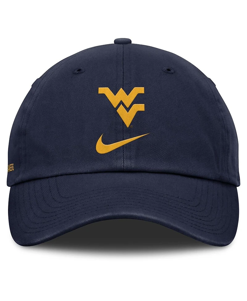 Nike Men's Navy West Virginia Mountaineers Primetime Club Adjustable Hat