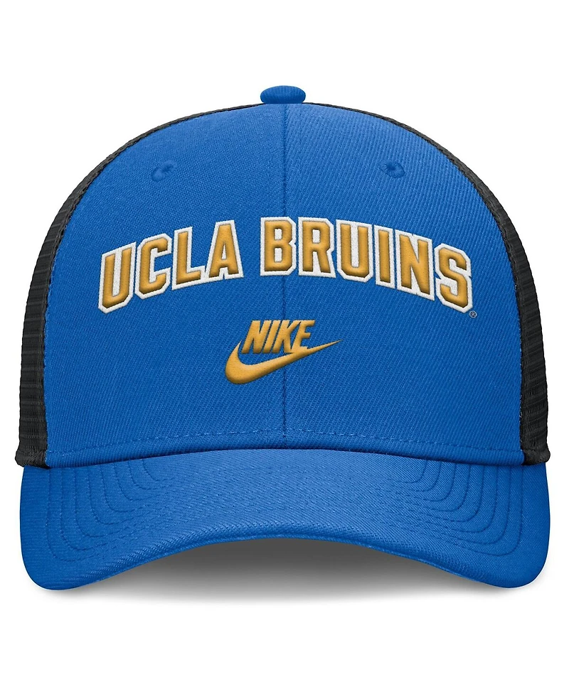 Nike Men's Blue/Black Ucla Bruins Legacy Arch Rise Performance Trucker Adjustable Hat