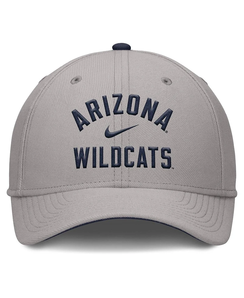 Nike Men's Gray Arizona Wildcats Rise Prep Performance Flex Hat