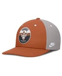 Nike Men's Texas Orange/Gray Texas Longhorns Prep Pro Performance Snapback Hat