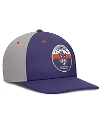 Nike Men's Purple/Gray Clemson Tigers Prep Pro Performance Snapback Hat