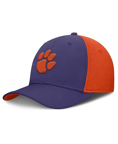 Nike Men's Purple/Orange Clemson Tigers 2025 Sideline Rise Local Performance Flex Hat