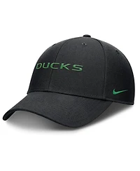 Nike Men's Black Oregon Ducks 2025 On-Field Rise Performance Adjustable Hat