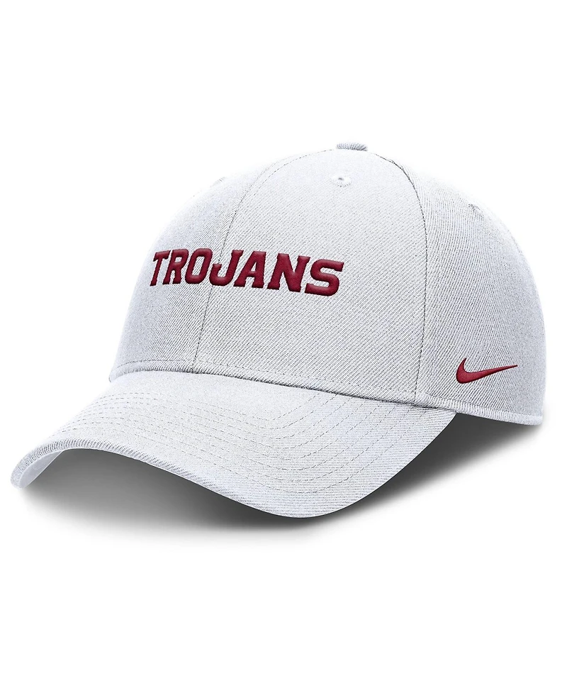 Nike Men's White Usc Trojans 2025 On-Field Rise Performance Adjustable Hat