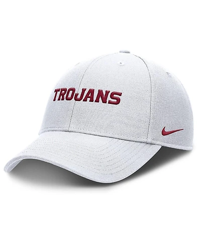 Nike Men's White Usc Trojans 2025 On-Field Rise Performance Adjustable Hat