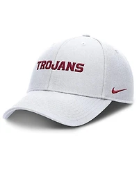 Nike Men's White Usc Trojans 2025 On-Field Rise Performance Adjustable Hat