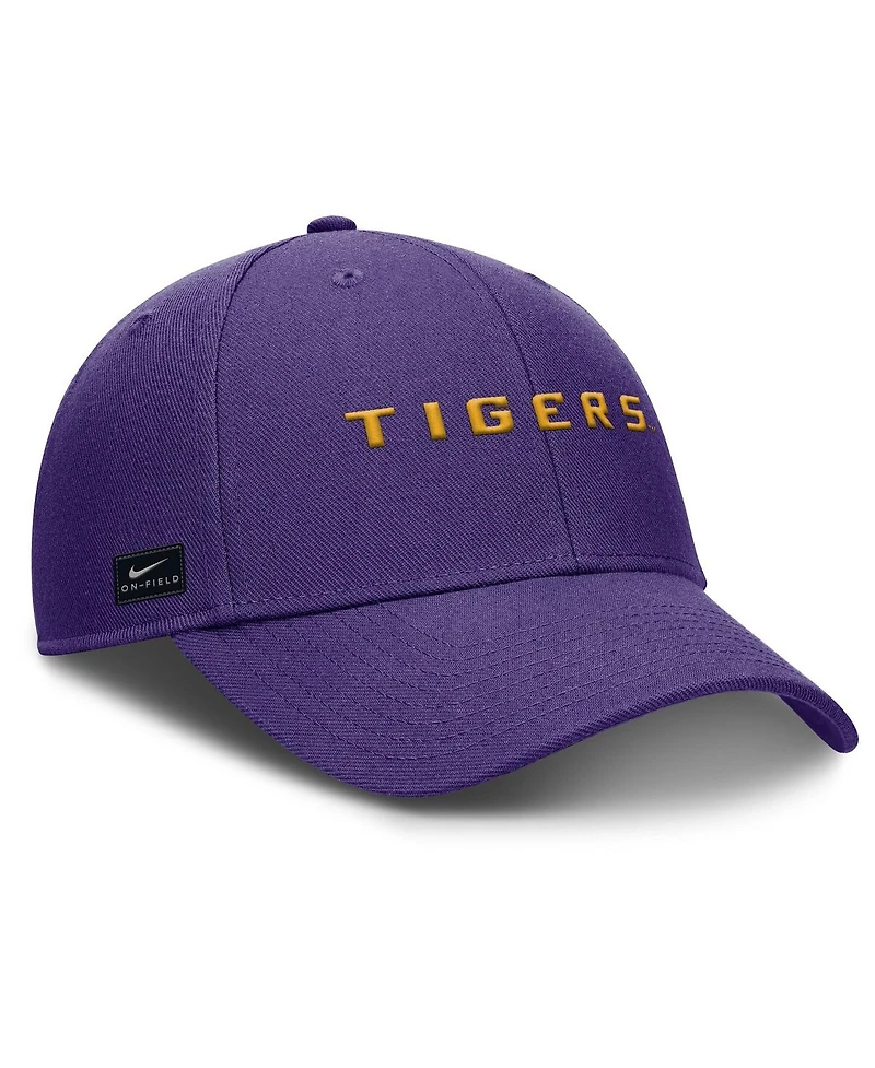 Nike Men's Lsu Tigers 2025 On-Field Rise Performance Adjustable Hat