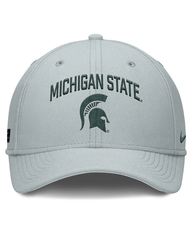 Nike Men's Michigan State Spartans 2025 On-Field Rise Performance Flex Hat