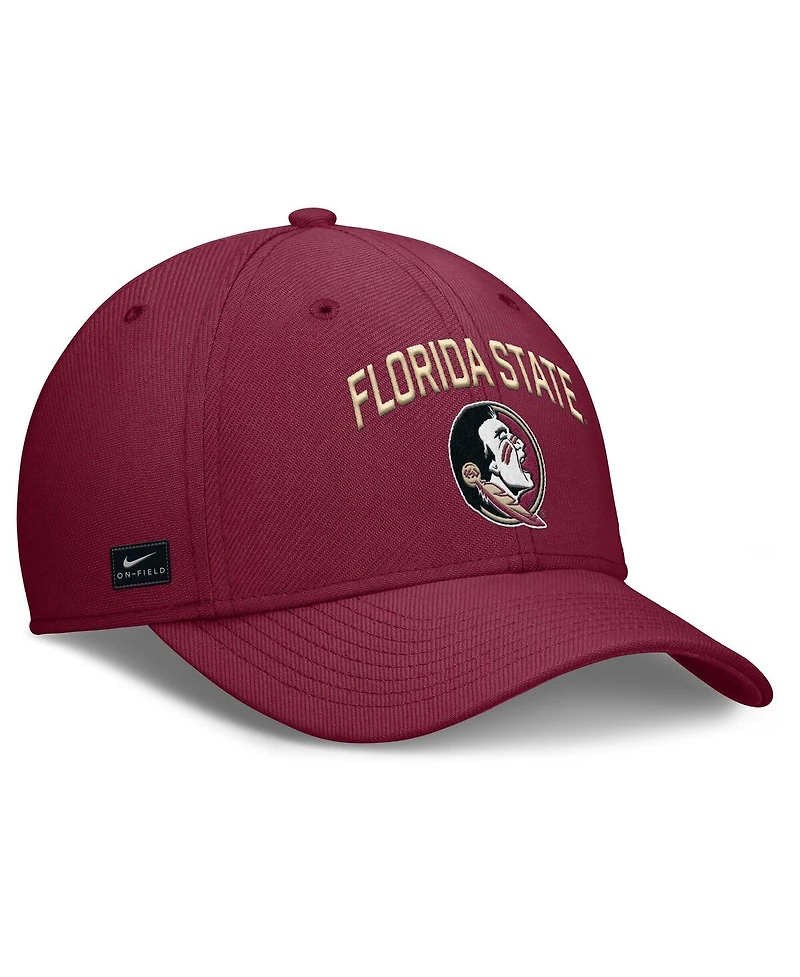 Nike Men's Garnet Florida State Seminoles 2025 On-Field Rise Performance Flex Hat