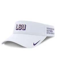 Nike Men's White Lsu Tigers 2025 On-Field Gameday Performance Ace Adjustable Visor Hat